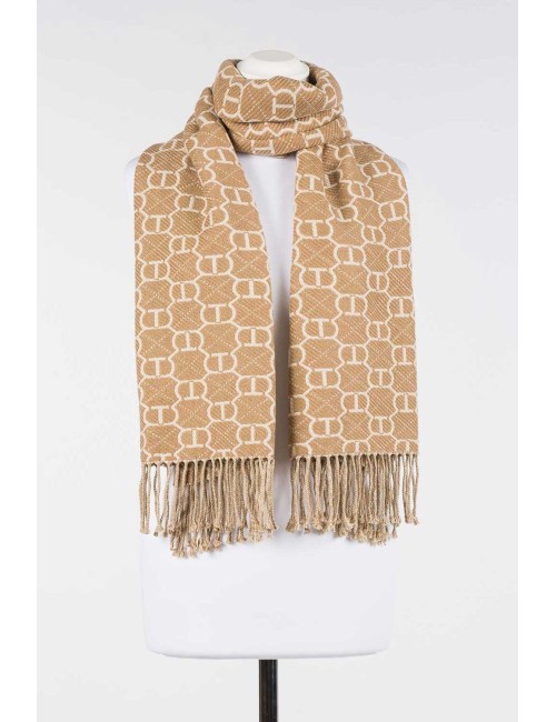 Twinset - stola bic. sandshell/camel 252li4bjj 12688