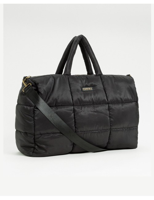 Twinset - borsone trapuntato con tracolla 252li7abb 00006 nero