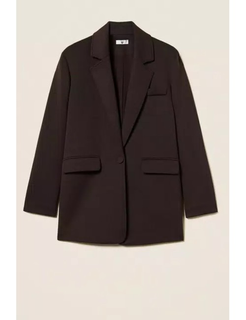 Twinset - blazer black chocolate 252li2laa 11054