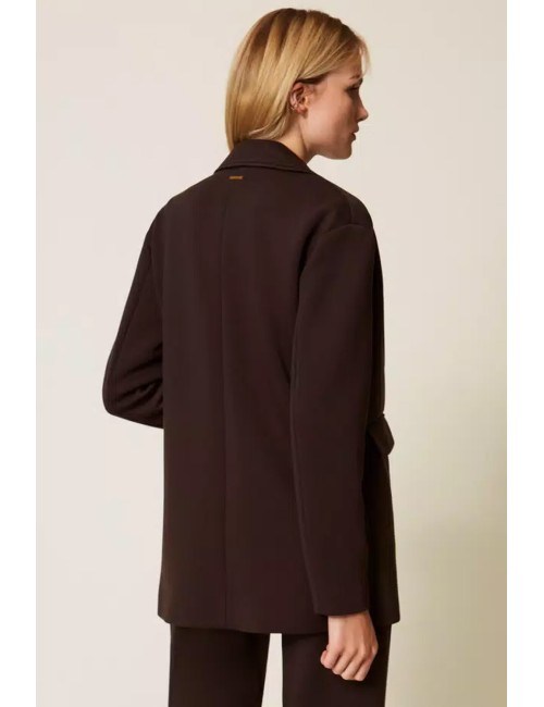 Twinset - blazer black chocolate 252li2laa 11054