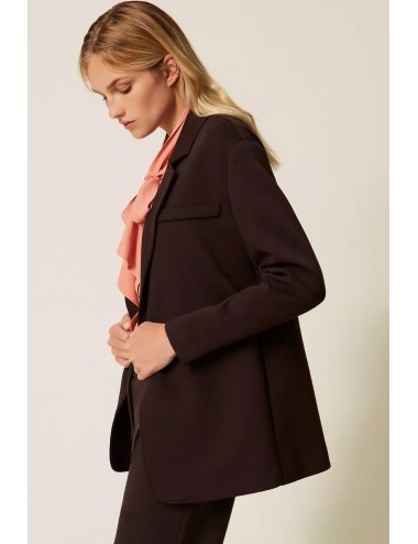 Twinset - blazer black chocolate 252li2laa 11054