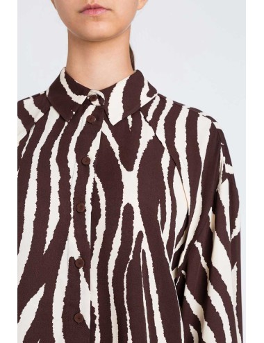 Twinset - camicia zebra print 252li2sbb 12668