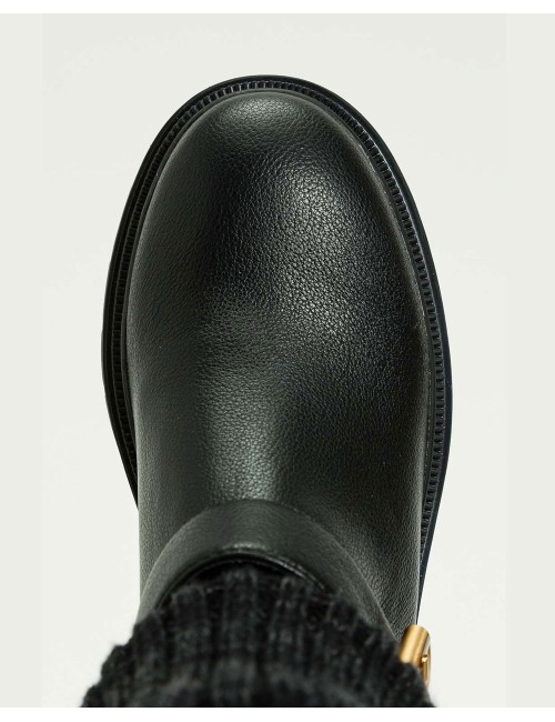 Twinset - tronchetto nero 252lip010 00006