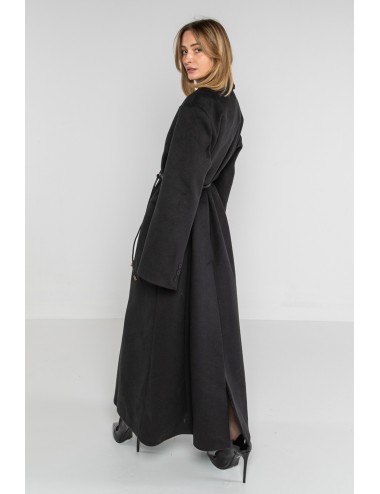 Lokita - cappotto lungo over doppiopetto 1194 lok07892 nero