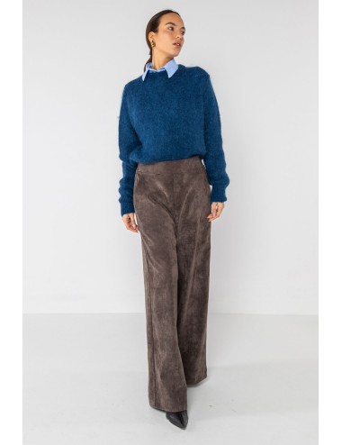 Lokita - girocollo in maglia misto mohair 1164 lok5083 blu