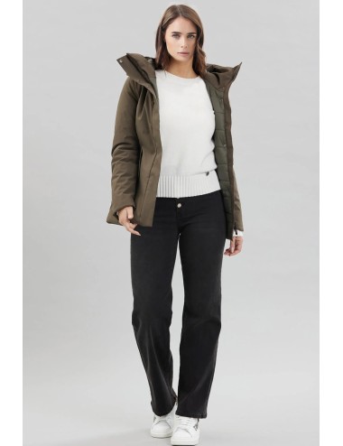 Take two - giubbino corto in softshell dt00806 verde militare