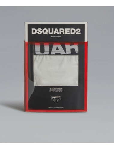 Dsquared - slip bi pack dcx670030 100 bianco