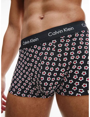 Boxer aderenti 3pack cotton strech 000nb3055a-x1l