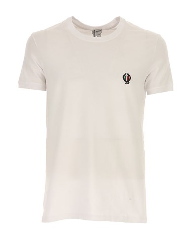 T-shirt girocollo jersey cotone bielastico n8a03j o0020 bianco