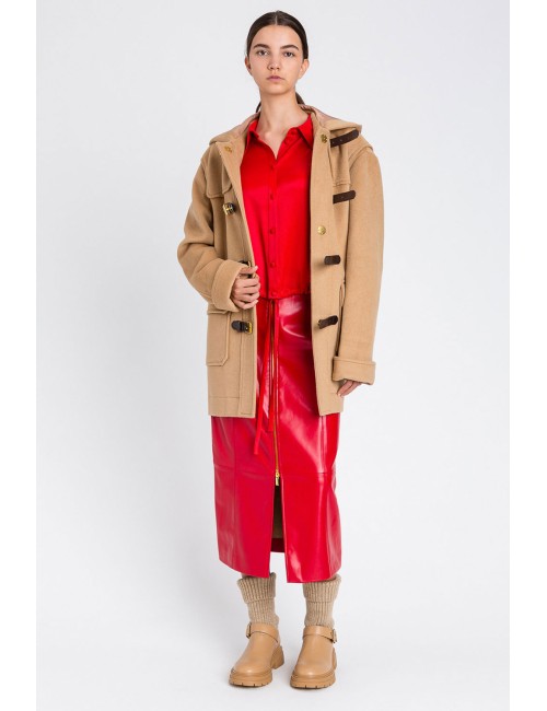 Twinset - gonna lunga effetto pelle 252li2ecc 12532 red carpet