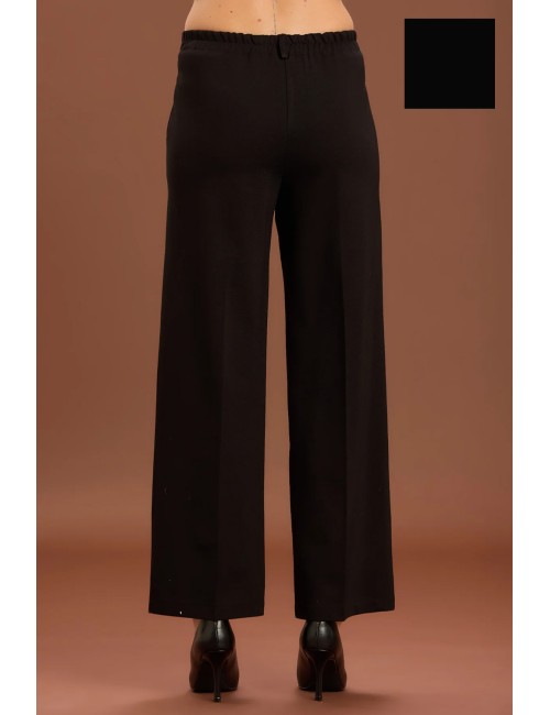 Take two - pantalone palazzo punto milano dt01199 nero