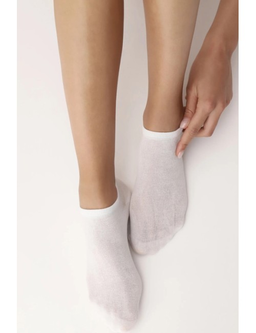 Calza corta solange sport bipack vobc01071 white