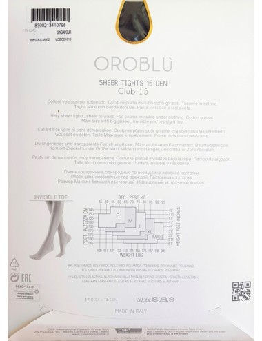 Collant club 15 singapour