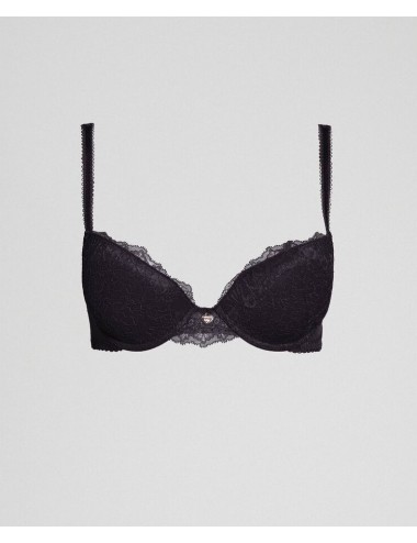 Twinset - reggiseno push-up con pizzo e tulle 192ll6c44