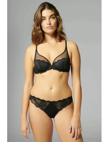 Simone perele -  reggiseno a triangolo coppa intera scollato sognare - 12z319 01