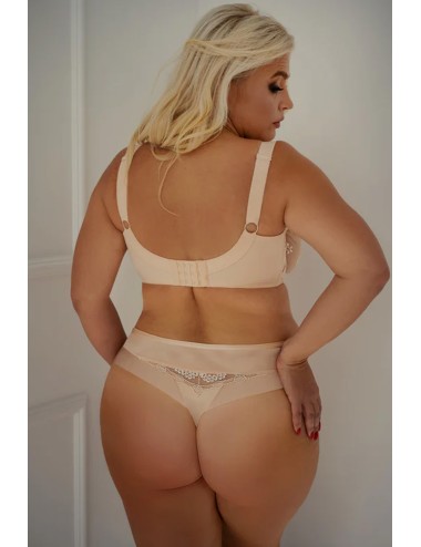 Kris line - reggiseno soft coppe grandi con ferretto fortuna softfullcup coffee