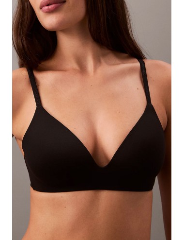 Ck - reggiseno senza ferretto - perfectly fit lv00qf8013 ub1 nero