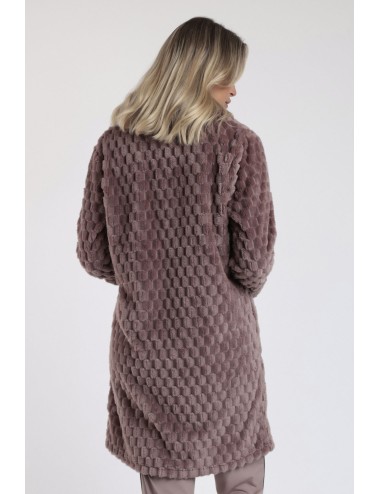 Admas - accappatoio in jacquard corel 67155-0-172 moka