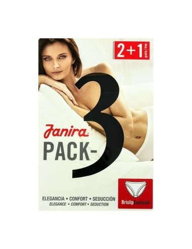 Pack 3 brislip esencial slip vita media 1031184 nero