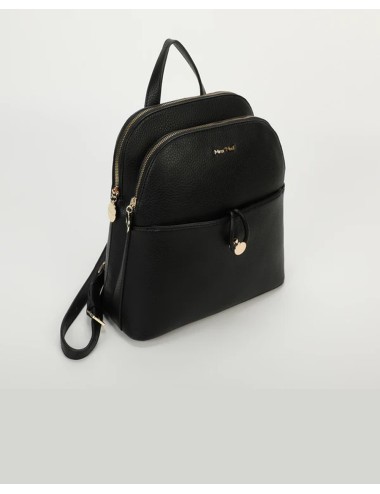 Zaino con bottone m8-j201112 nero