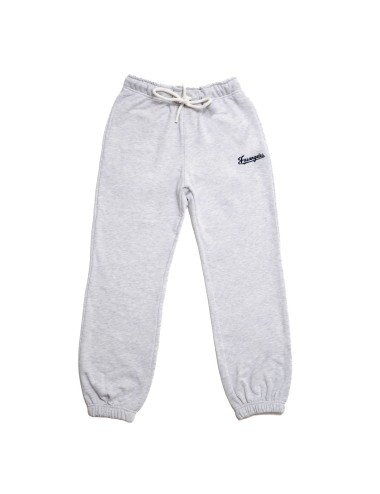 Fasangeles - pantalone tuta basic logo fa25bc02 grigio melange