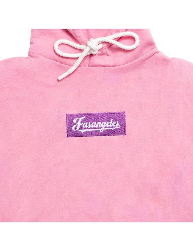 Fasangeles - felpa con cappuccio tuta basic logo fa25bh01 pink