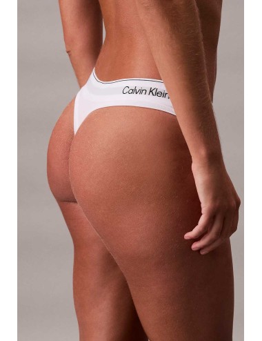 Ck - perizoma - icon cotton modal lv00qf8518 100 bianco