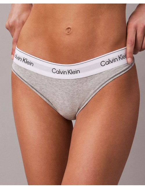 Ck - perizoma - icon cotton modal lv00qf8518 p7a grigio