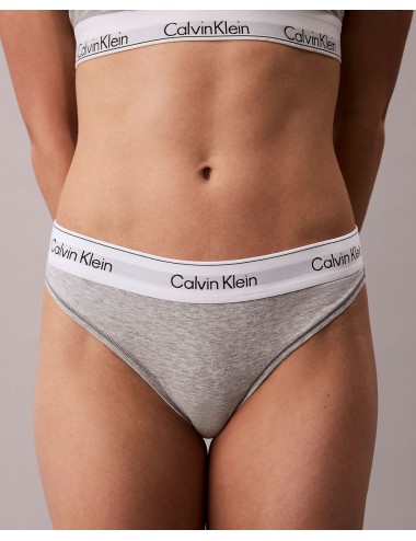 Ck - perizoma - icon cotton modal lv00qf8518 p7a grigio