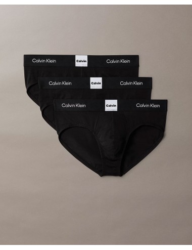 Ck - slip in confezione da 3 - icon logo graphic lv00nb4475-ub1 nero