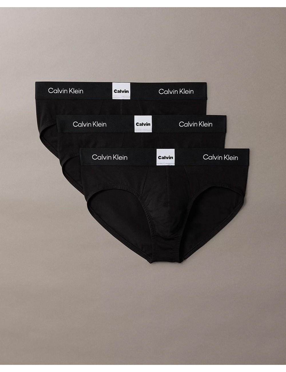 Ck - slip in confezione da 3 - icon logo graphic lv00nb4475-ub1 nero