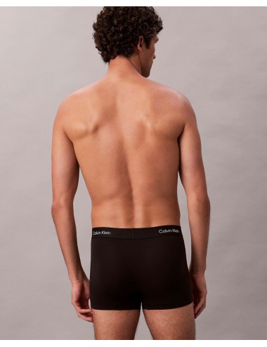 Ck - boxer aderenti in confezione da 3 - icon logo graphic lv00nb4476-ub1 nero