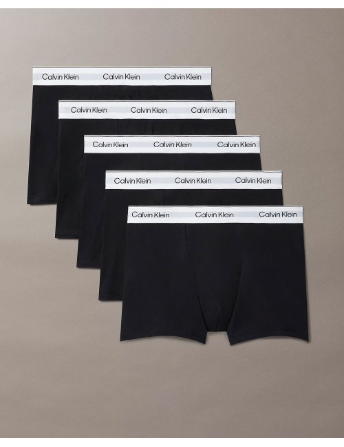 Ck - boxer aderenti in confezione da 5 - icon cotton stretch lv00nb4437-ub1