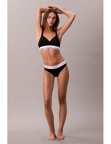 Ck - perizoma - icon cotton modal lv00qf8518 ub1 nero