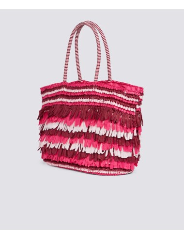 Maxi borsa terra in paglia intrecciata con ricamo aw744abpa100 86702