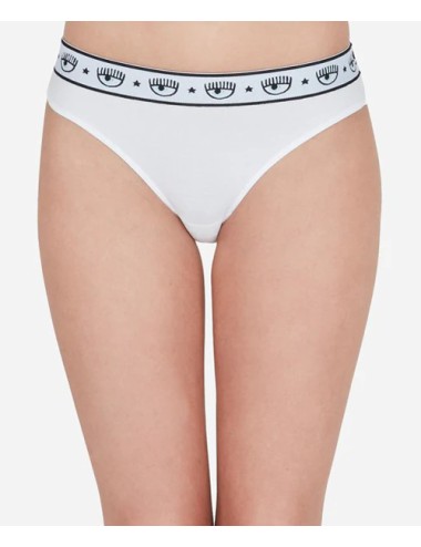 Chiaraferragni - slip brasiliano bipack logomania 4704 3224 1555 nero/bianco