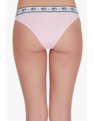 Chiaraferragni - slip bipack logomania 4702 3224 3242 azz/rosa