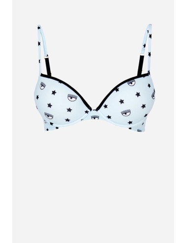 Chiaraferragni - reggiseno push-up 4625 3226 1305 azzurro