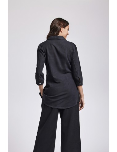 Abito camicia jenny ic24-007 nero