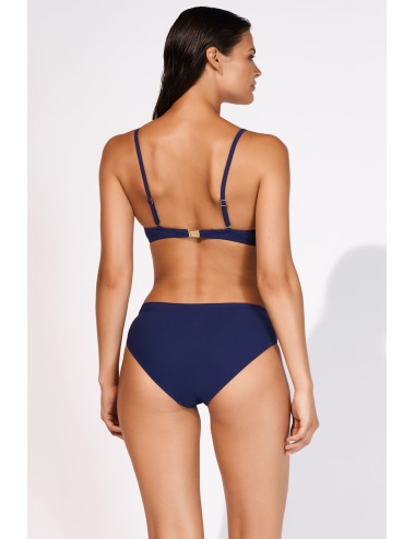 Bikini con top tinta unita e slip fisso alto 5520+368 504 040 +++