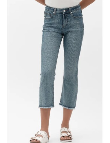 Pinocchietto jeans marzia – bootcut sfrangiato ww30205