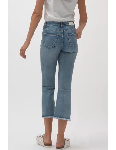 Pinocchietto jeans marzia – bootcut sfrangiato ww30205