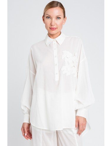 Camicia m/l pizzo 251lm2pbb 00632 +++