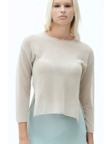 Girocollo microrete fd160 beige