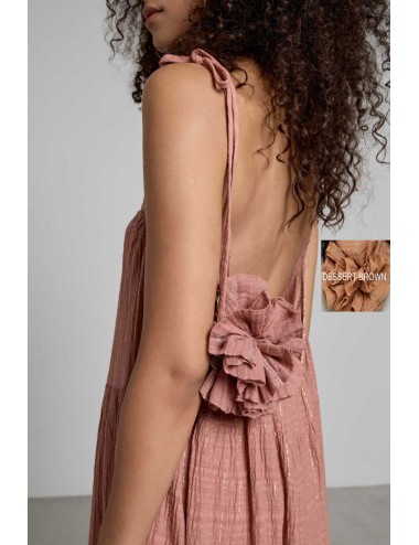 Christianzen - abito lungo mirabella desert brown