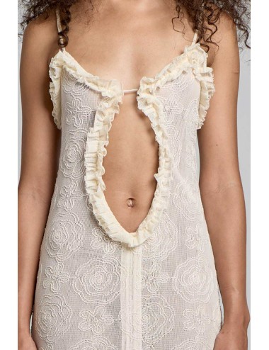 Christianzen - abito lungo brook ice blue