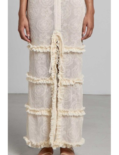 Christianzen - abito lungo brook ice blue