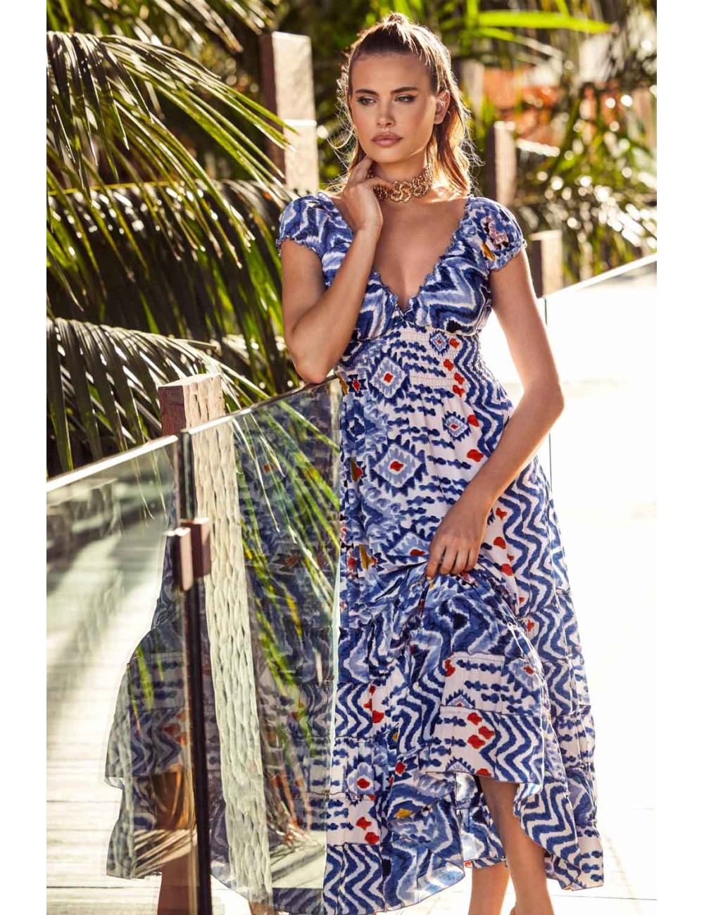 Abito lungo shirley ic25-118