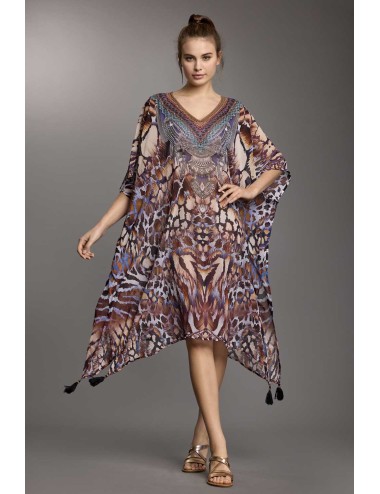 Iconique - poncho fuego ic25-141 multicolor