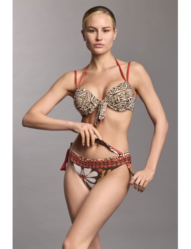 Vacanze italiane - bikini push-up nespola vi25-115 multicolor